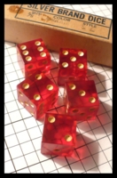 Dice : Dice - 6D Pipped - Red Silver Brand Dice - Ebay Mar 2012